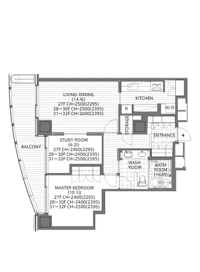 愛宕グリーンヒルズフォレストタワー 3203