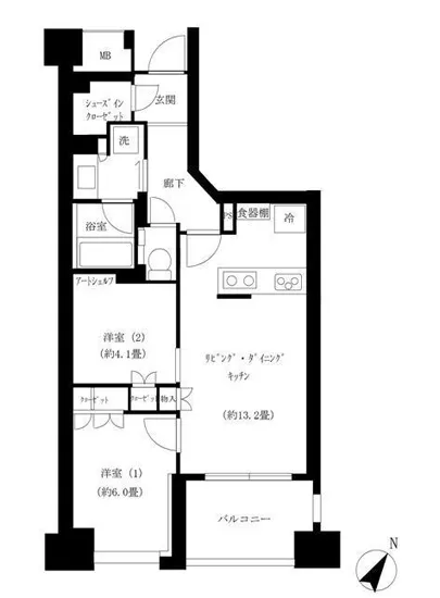 プラウド人形町 6F