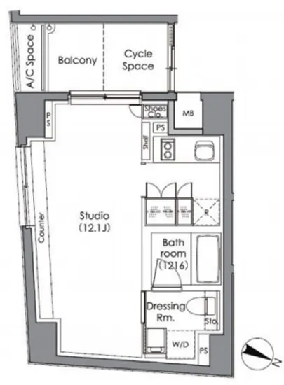 パークハビオ駒沢大学 202