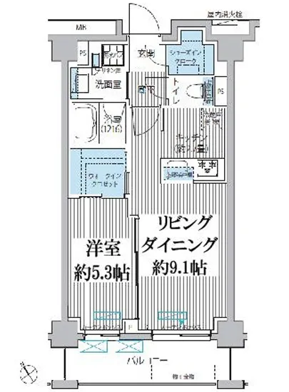 メゾンカルム市谷仲之町 405