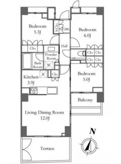プラウド四谷大京町 1F