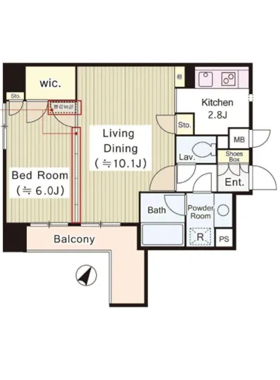 コンフィール日本橋アクアシティ 304