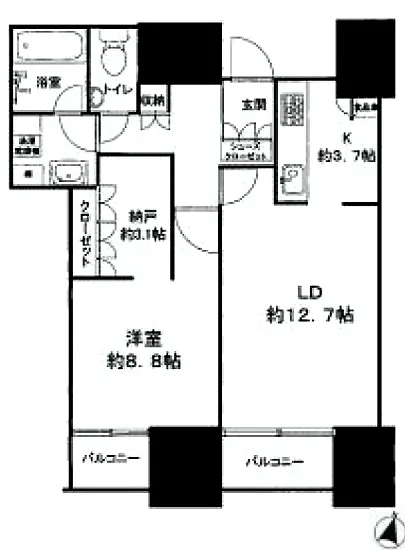 赤坂タワーレジデンス　トップオブザヒル 1908