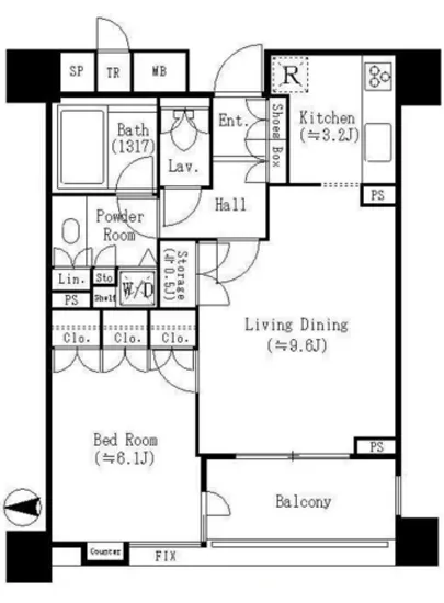 パークコート恵比寿ヒルトップレジデンス 804