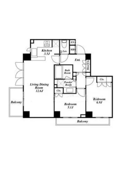 リテラス白金台 4階
