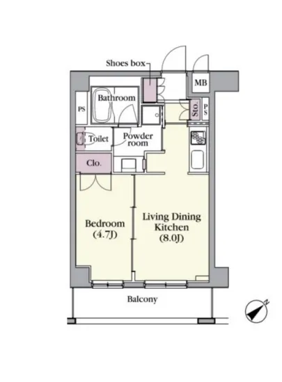 プラチナコート中目黒 504