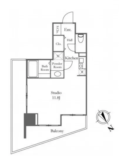千駄ヶ谷デュープレックスリズ 7階