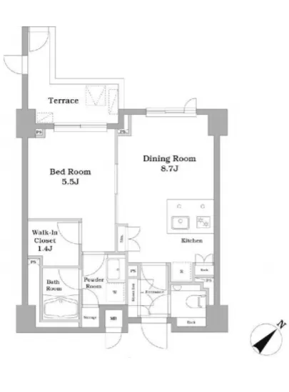 パシフィックレジデンス目黒三田 303