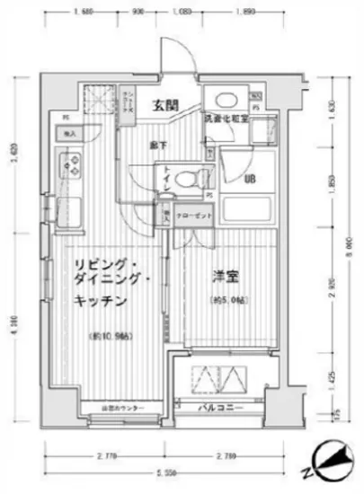 ドゥーエ銀座イースト1 201