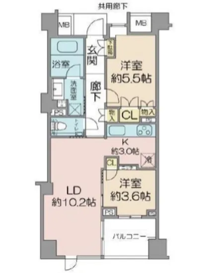 プラウド市谷仲之町ヒルトップ 3F