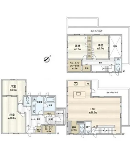 白金台4丁目戸建住宅 1F