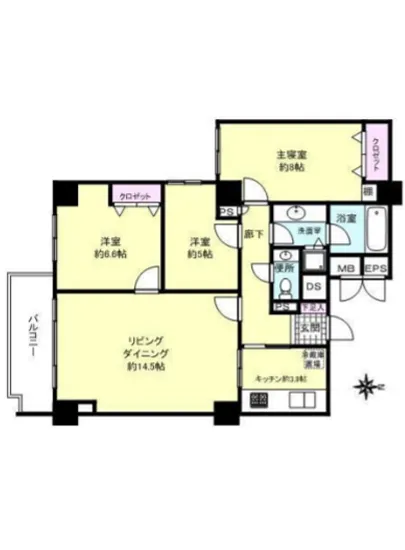 広尾ガーデンヒルズO棟 405