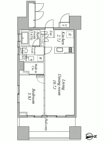 レジディア芝浦KAIGAN 301