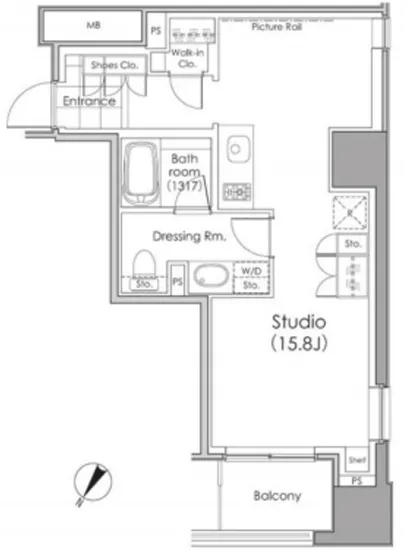 パークハビオ水天宮前 501