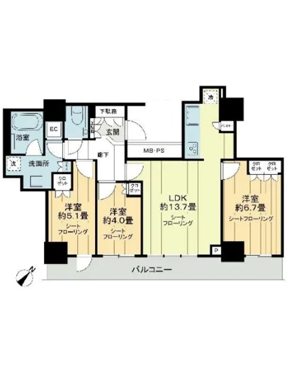 パークタワー滝野川 2307