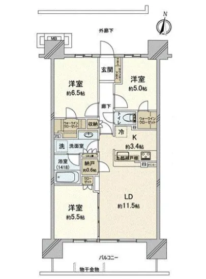 オーベル東陽町ファインレジデンス 5F