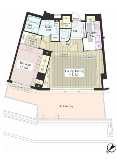 外苑レジデンス 507