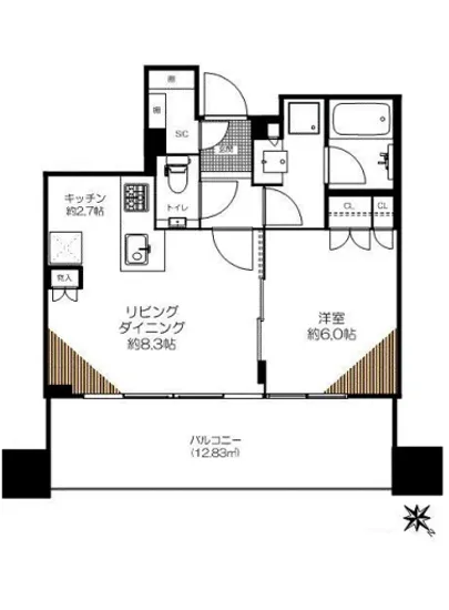 スカイフォレストレジデンスタワー&スイート 1709