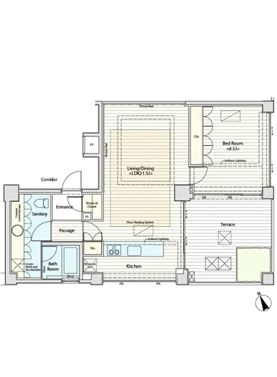 レジデンスクイズ広尾 703