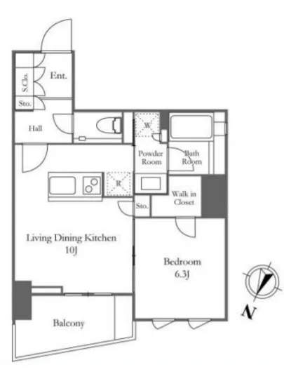 プラウド日本橋三越前 3F