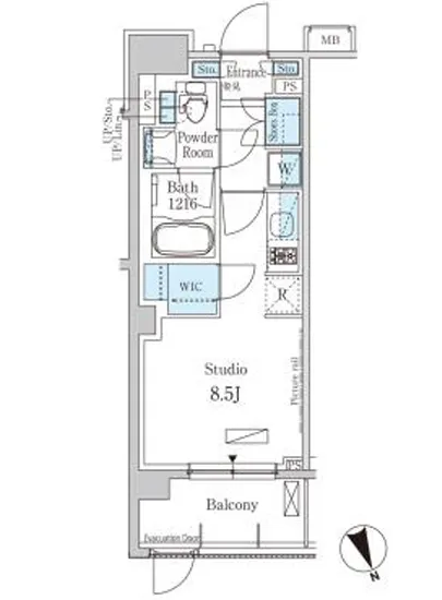 パークアクシス駒込ヒルトップ 111