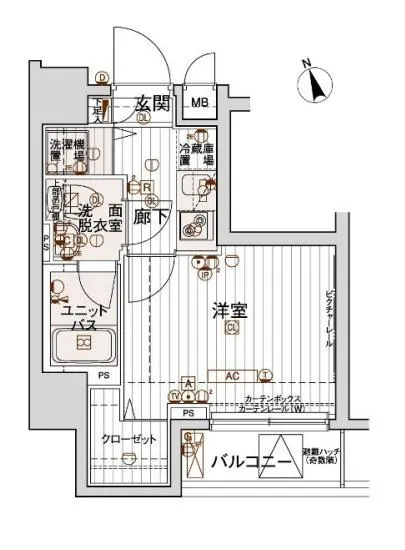 メインステージ白金高輪駅前II 201
