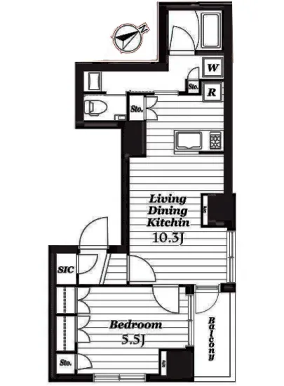 オープンレジデンシア銀座二丁目 8F