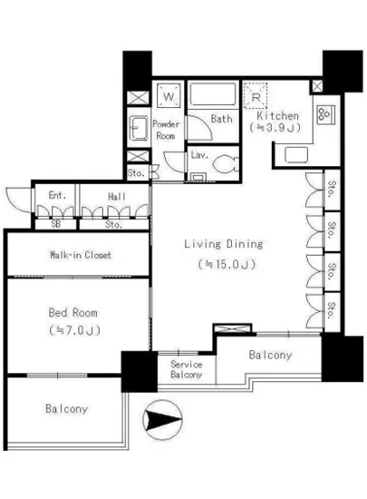クレヴィア恵比寿 1103