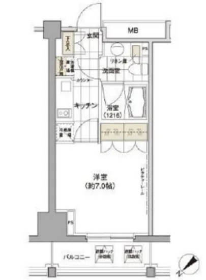 パークハビオ渋谷 406