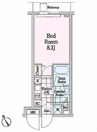 クロノガーデン神楽坂 103