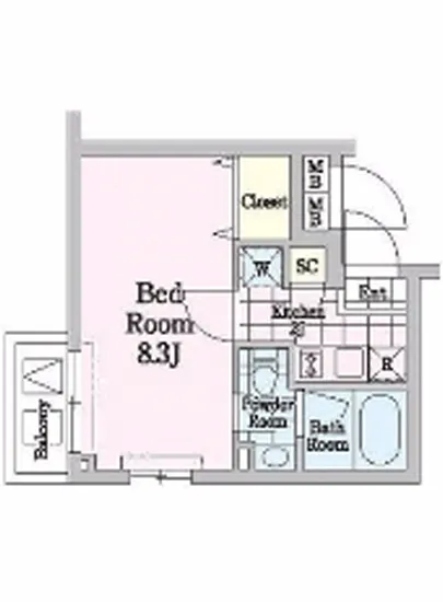 クロノガーデン神楽坂 408