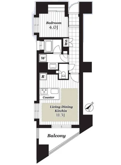 レックス日本橋水天宮プレミアタワー 8F