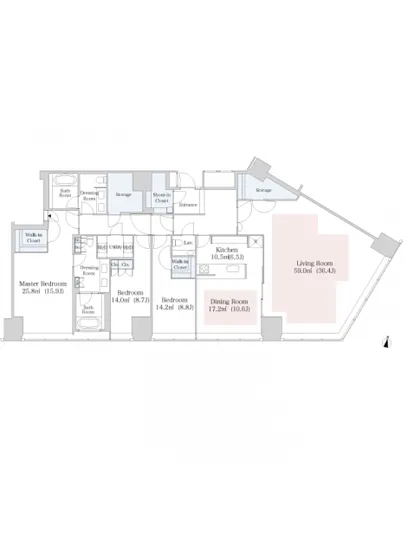 セントラルパークタワー・ラ・トゥール新宿 3910