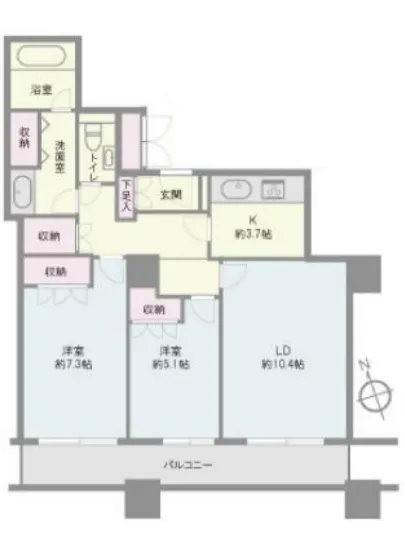 西早稲田パークタワー 504