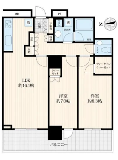 ブリリアタワー大崎 1404