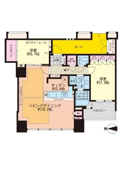 ワールドシティタワーズアクアタワー 1902