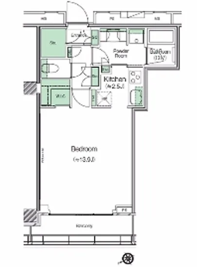 渋谷キャストアパートメント 1516