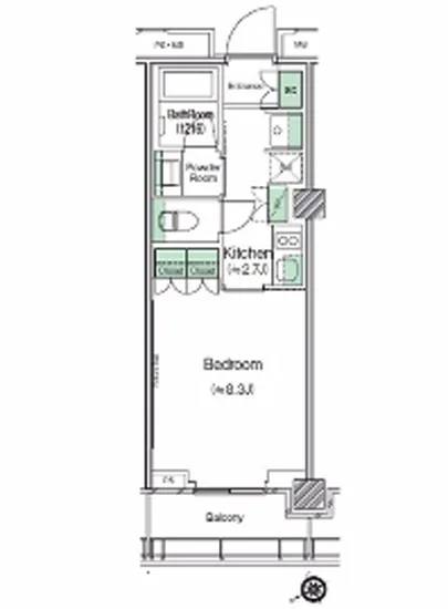 渋谷キャストアパートメント 1519