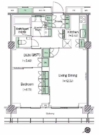 渋谷キャストアパートメント 1615