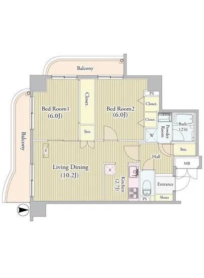 センテニアルタワー 1002