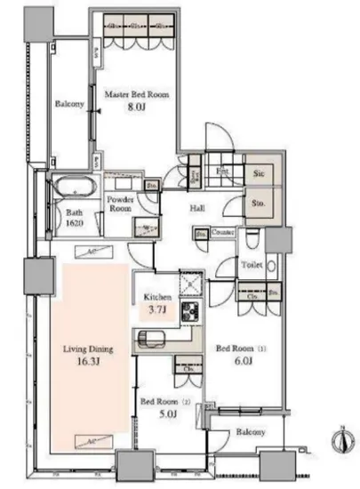 タワーコート北品川 3605