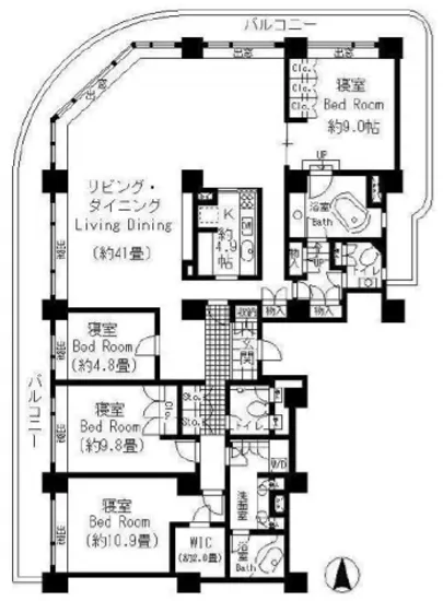 リバーポイントタワー 4004
