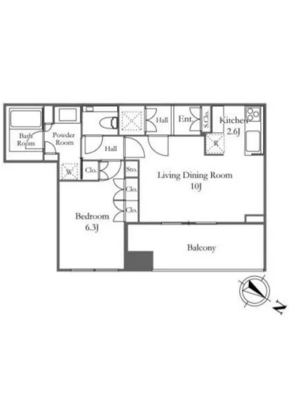 勝どきザ・タワー 1602