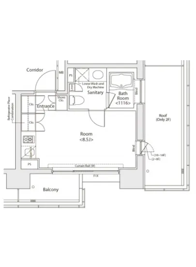 カスタリア戸越 203