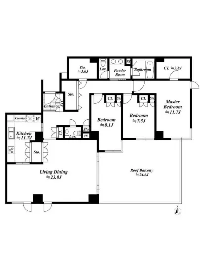 綱町ホームズ 202