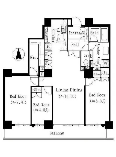 リバーポイントタワー 2706