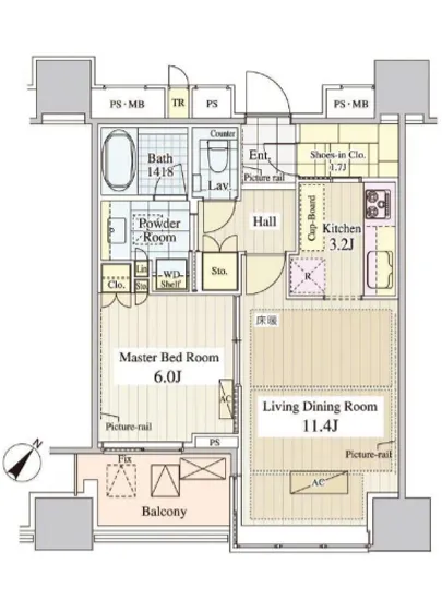 パークコート千代田富士見ザ・タワー 1710