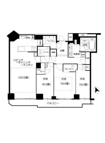 パークコート元麻布ヒルテラス 504