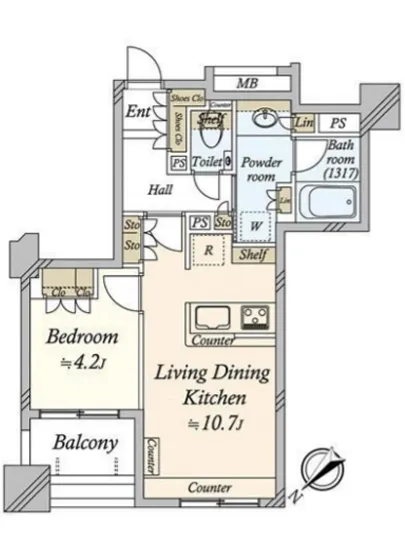 ウィルローズ築地 5F