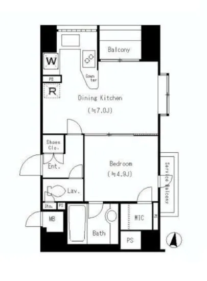 サンウッド赤坂フラッツ 701